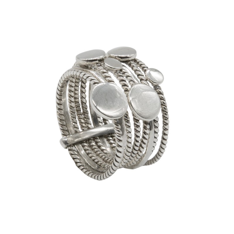 bague-multianneaux-et-petits-ronds-en-argent