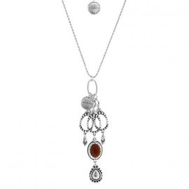 collier jaspe rouge