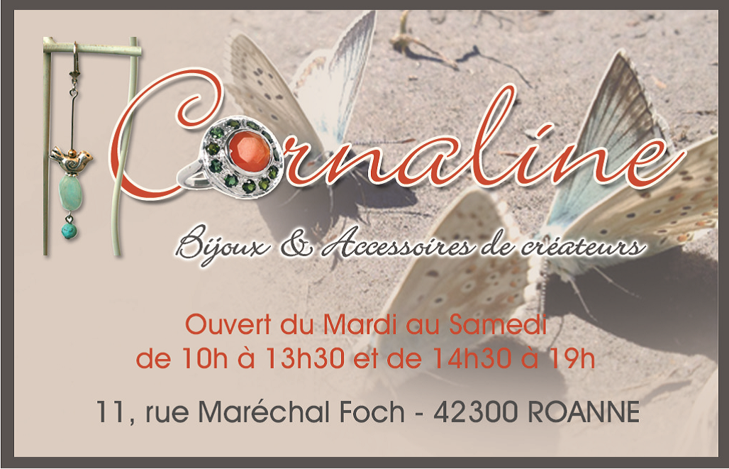 enseigne boutique CORNALINE