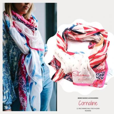 Foulard shanna cornaline roanne